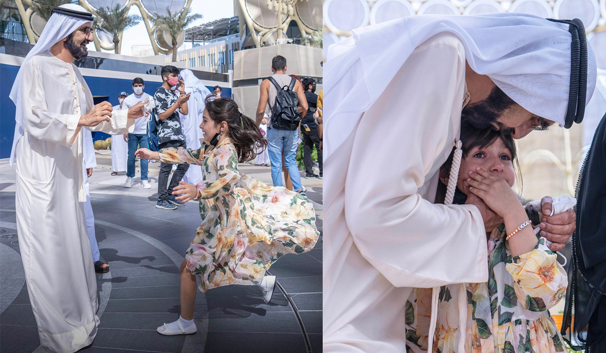 Dream comes true as girl meets Sheikh Mohammed bin Rashid at Expo 2020